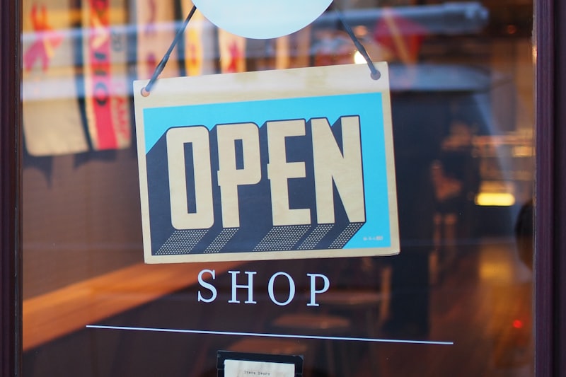 Custom storefront sign