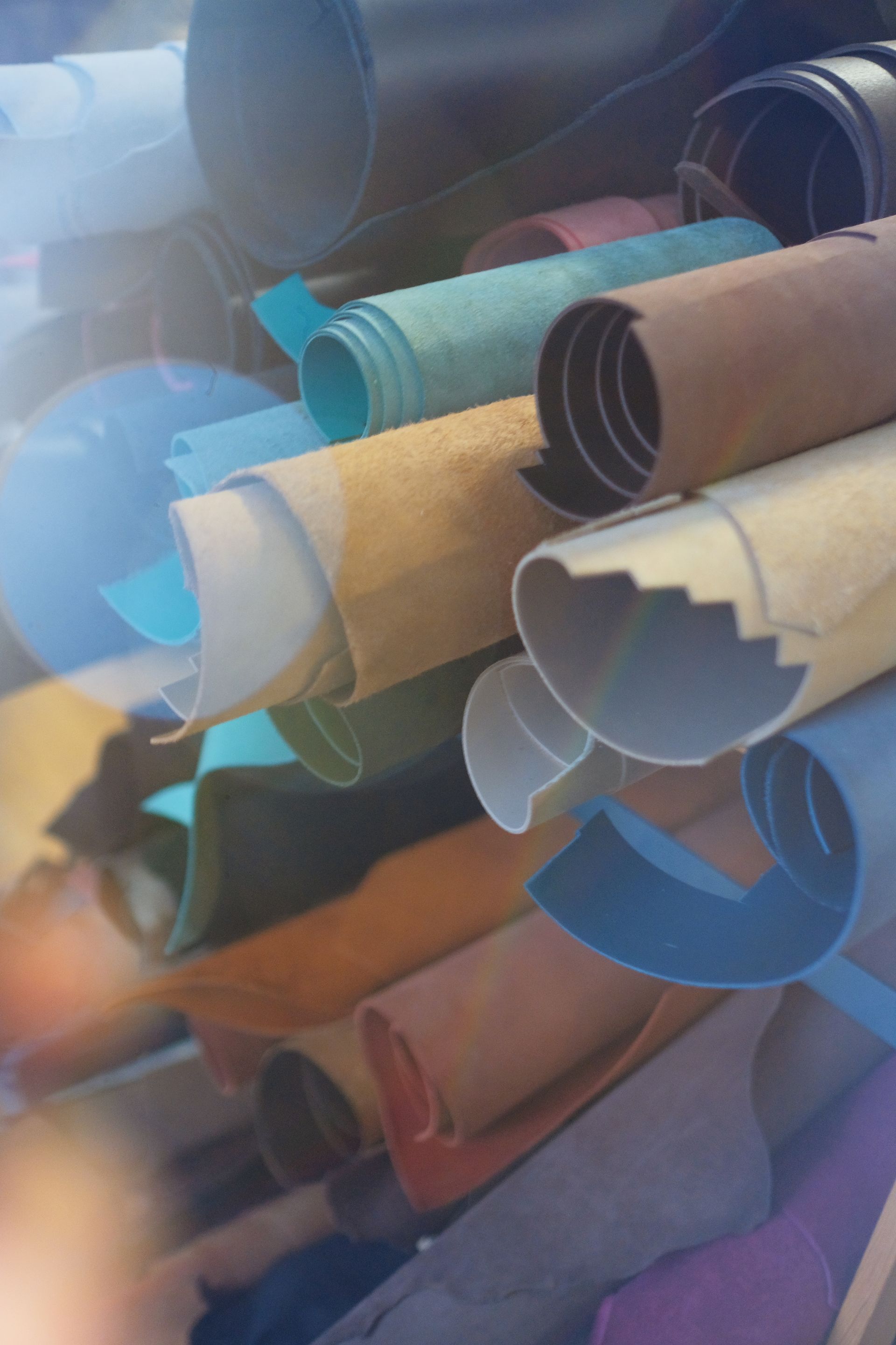 Rolls of soft fabric material